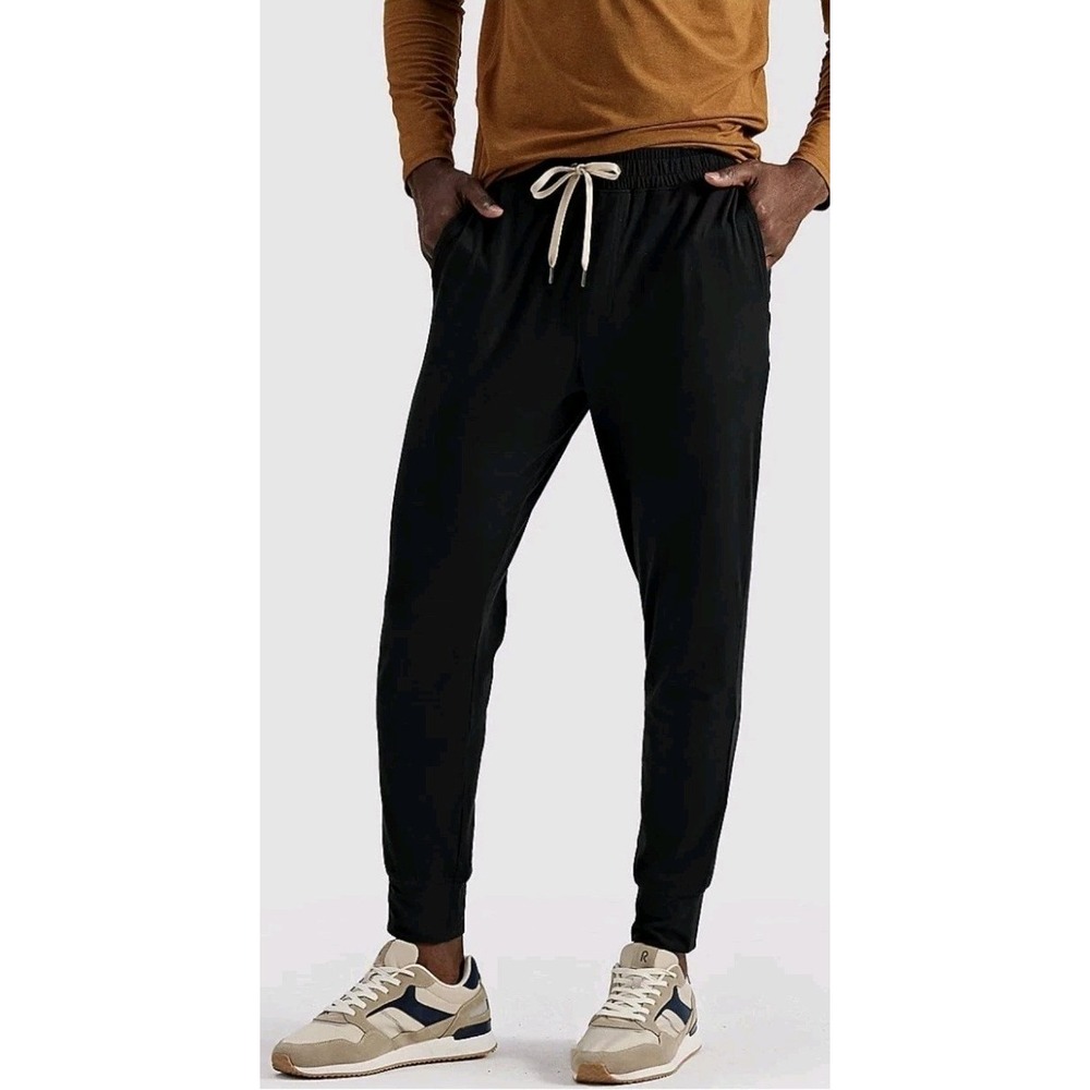 Right of Way Jogger Pants Men XL Black‎ Tapered Drawstring Active Running Gym